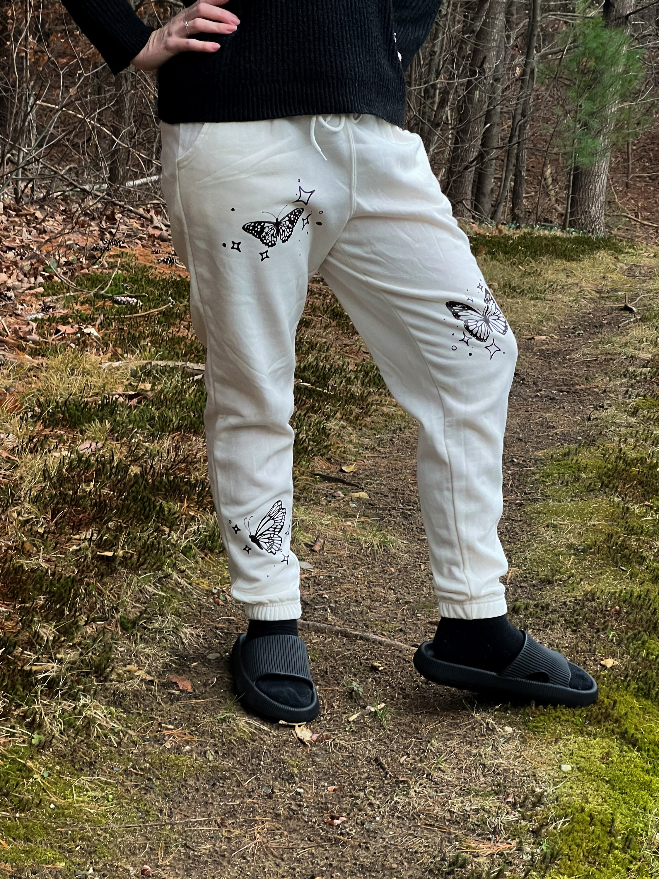 Butterfly Sweatpants Etsy