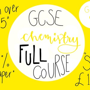 GCSE Chemistry FULL COURSE Revision Notes