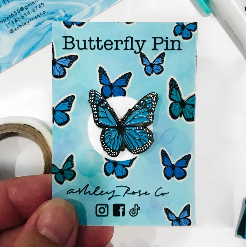 Butterfly Pin Etsy