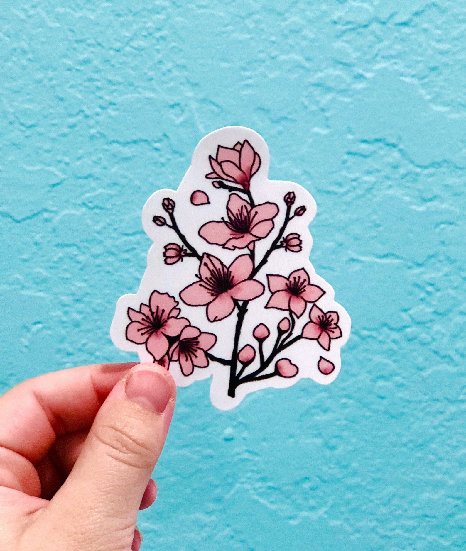 Cherry Blossom Sticker Set Etsy