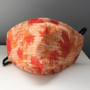 Autumn Leaves - adjustable nose and ear loops