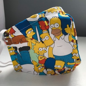 The Simpsons - Adjustable washable Face Mask
