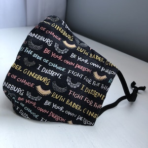 I Dissent - RBG - Ruth Bader Ginsburg washable, adjustable