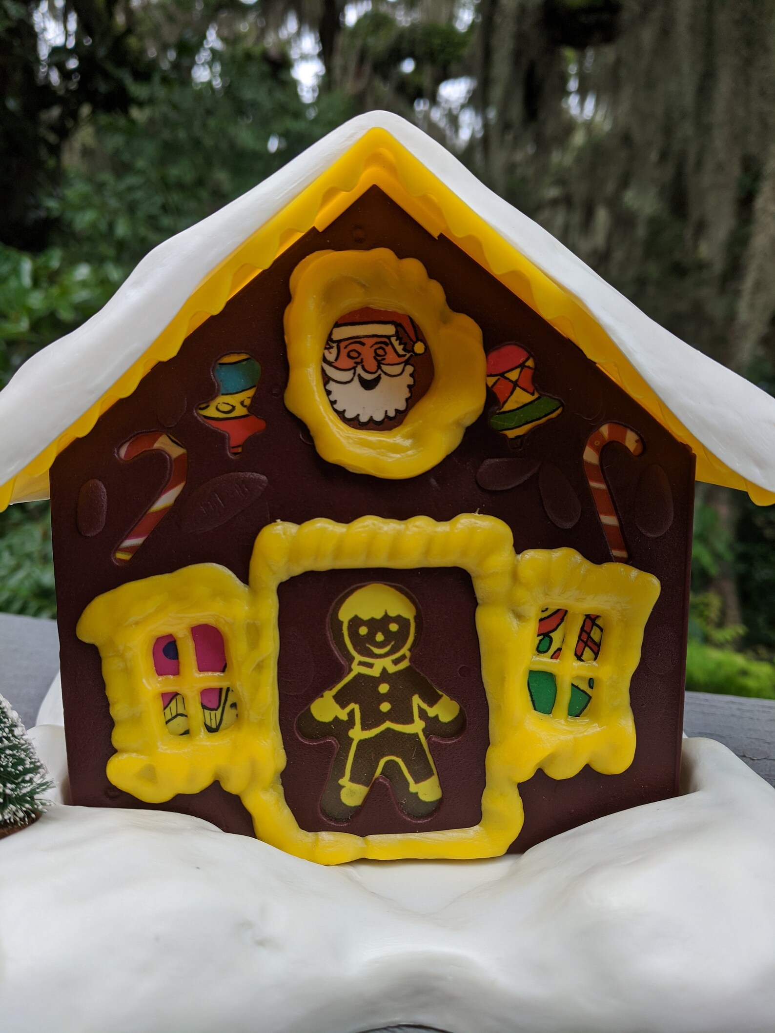 1960's blow mold Gingerbread House lamp Regency Etsy