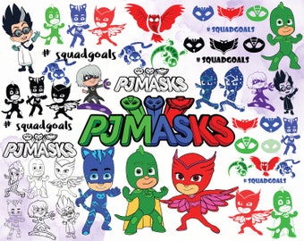 Download Pj Masks Svg Etsy