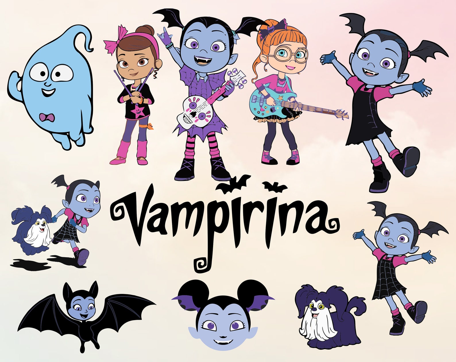 Vampirina svg dxf png Vampirina bundle Vampirina cricut | Etsy
