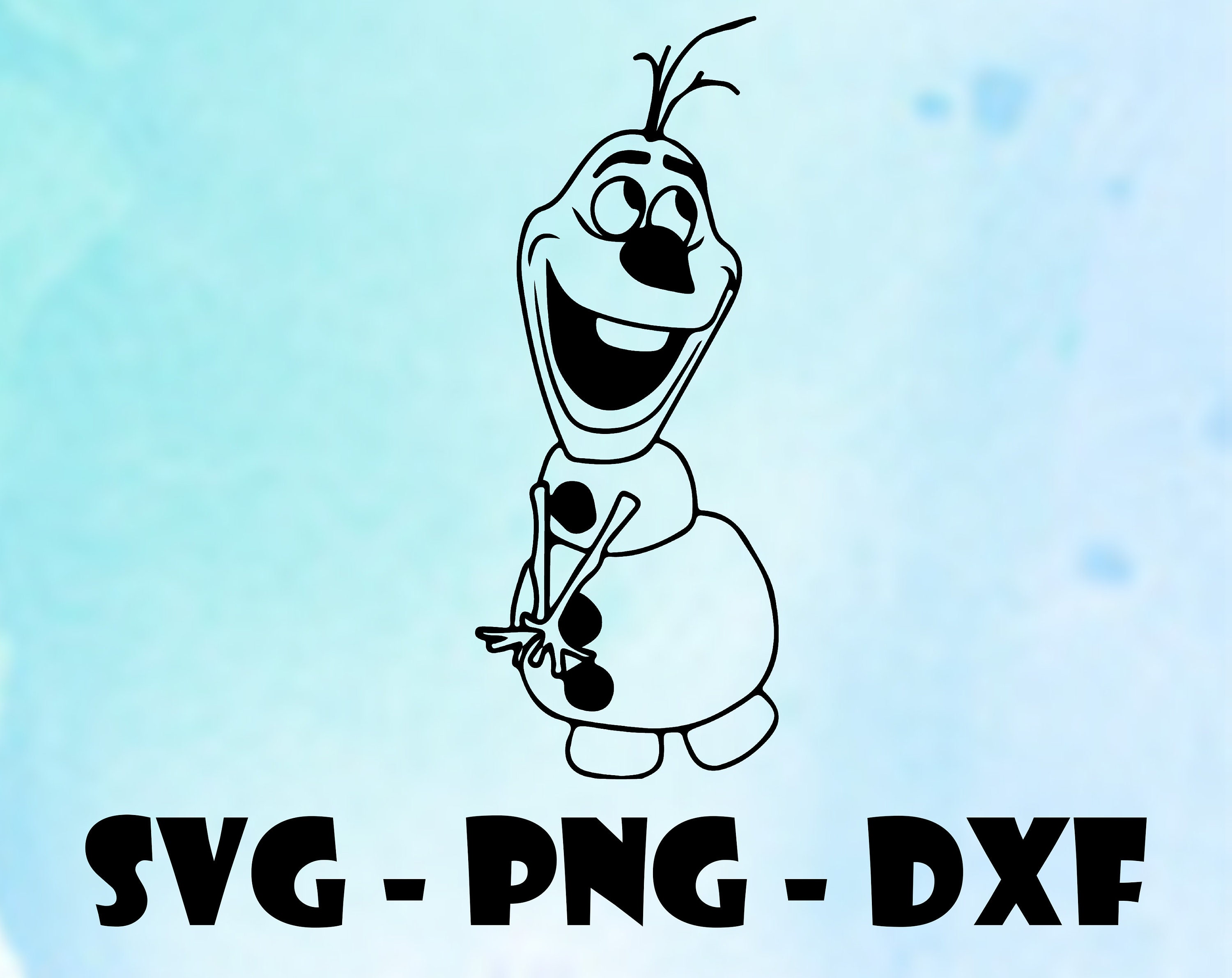 Olaf svg dxf png Frozen bundle svg dxf png Disney svg | Etsy