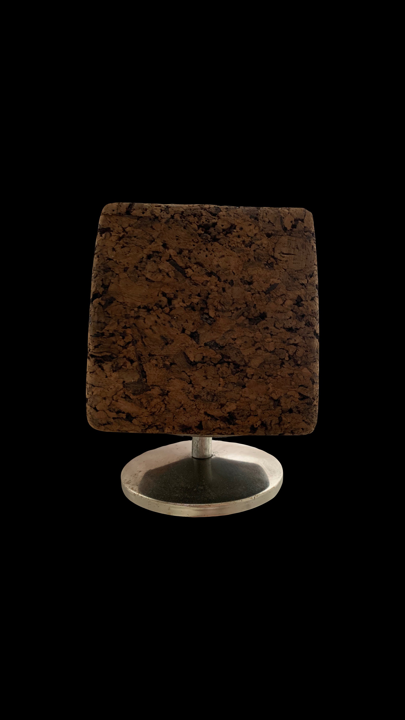 MCM Park Sherman Swiveling Cork & Chrome Desk Organizer Etsy