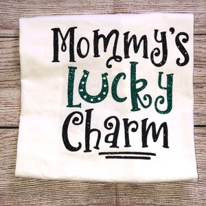 St Patrick&#39;s Day shirt|Girls St Patrick&#39;s Day shirt|Kids St Patrick&#39;s Day shirt|Mommy&#39;s Lucky Charm
