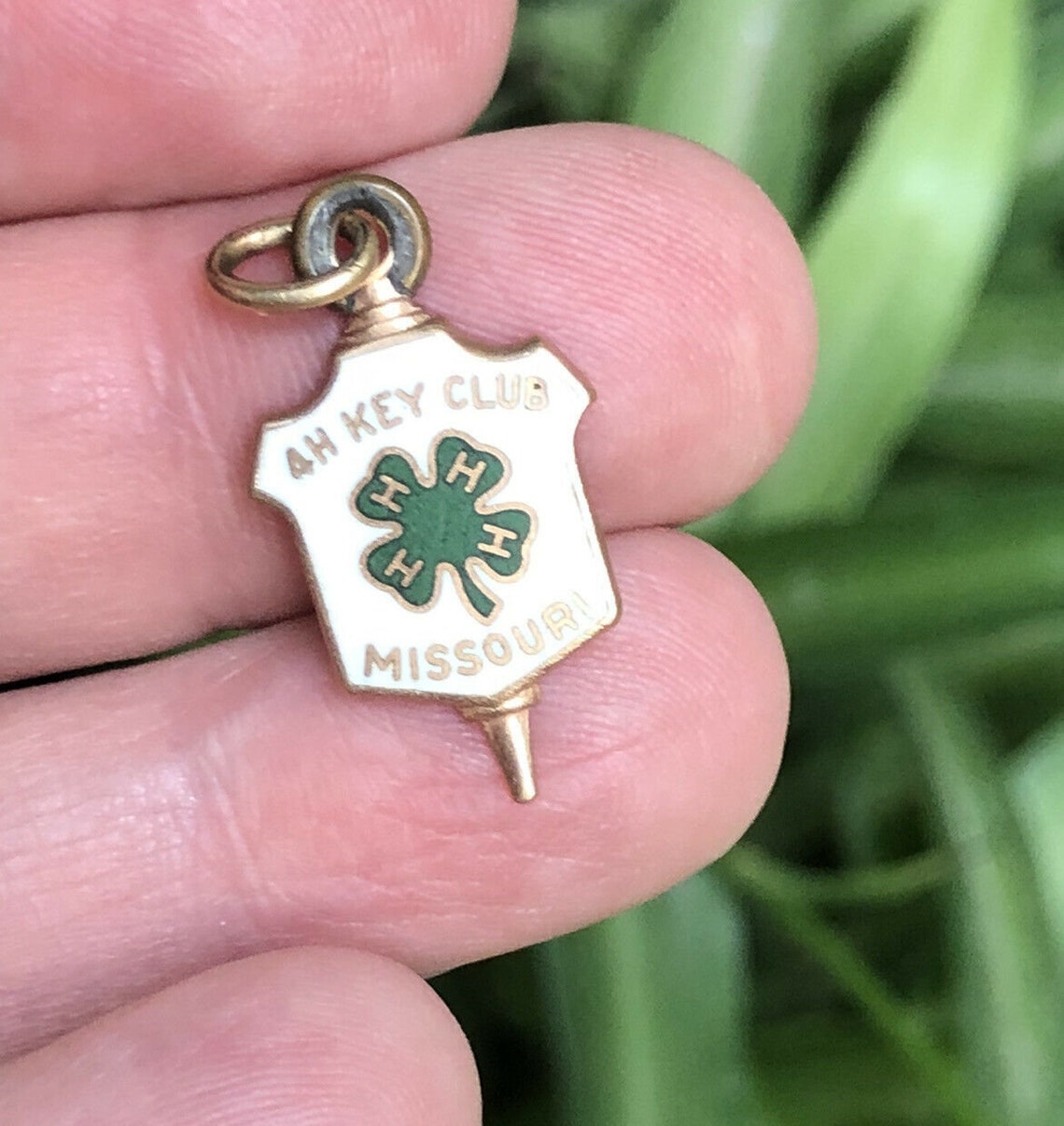 VINTAGE 10 K 10 ct solid gold 4H Key Club Missouri charm Etsy