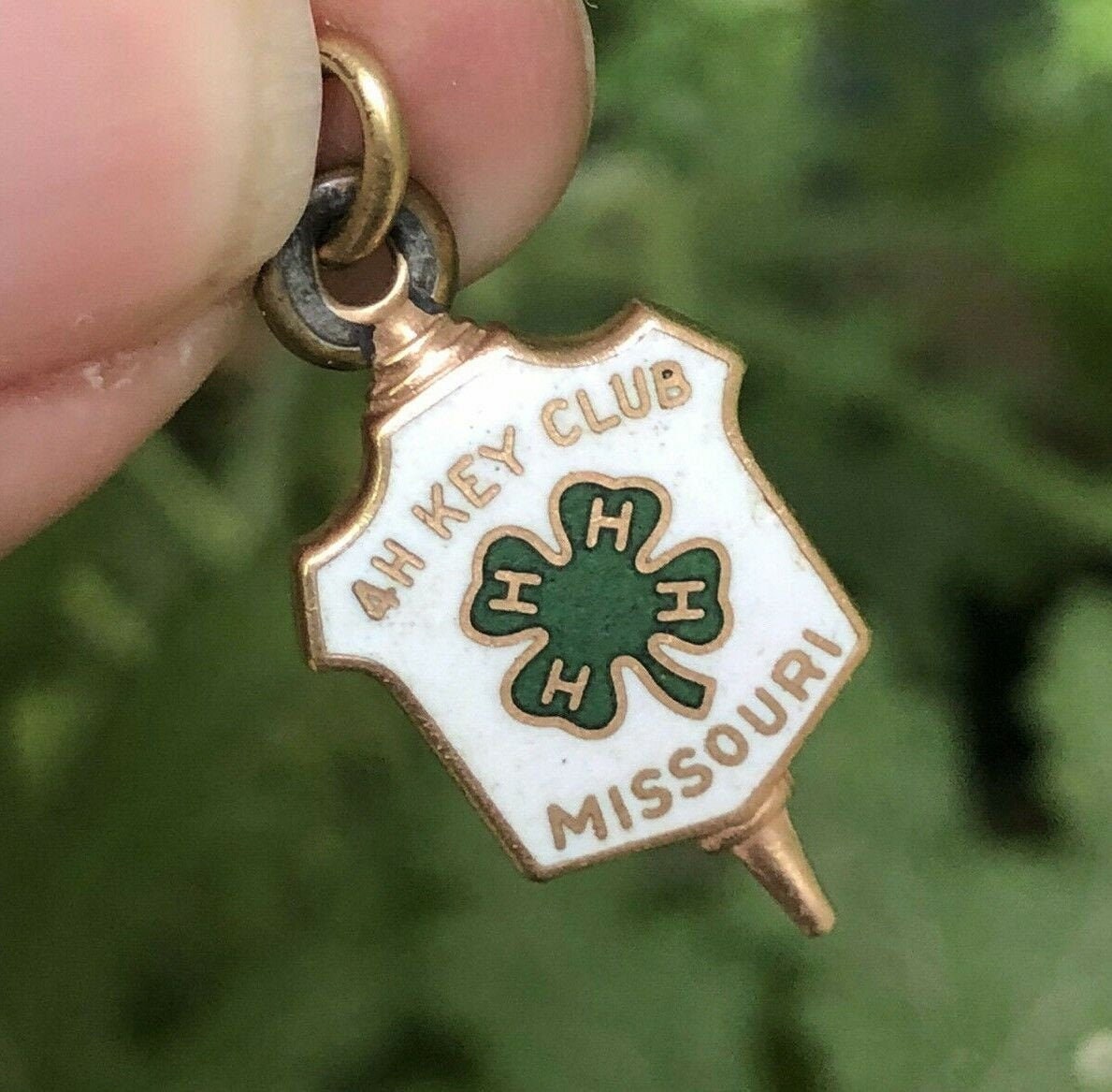 VINTAGE 10 K 10 ct solid gold 4H Key Club Missouri charm Etsy