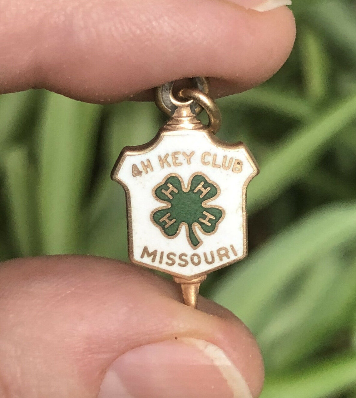 VINTAGE 10 K 10 ct solid gold 4H Key Club Missouri charm Etsy