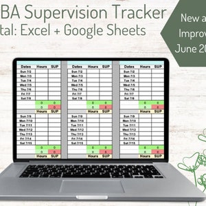 BCBA _ BCaBA Supervision - Board Zertifizierte Verhaltens-Analysten _ Supervision Stunden _ Digital Tracker