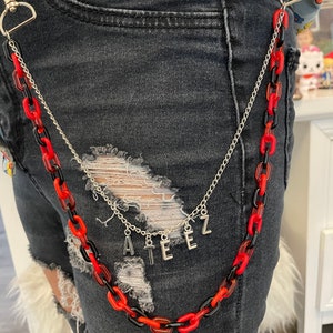 Ateez inspired belt chain