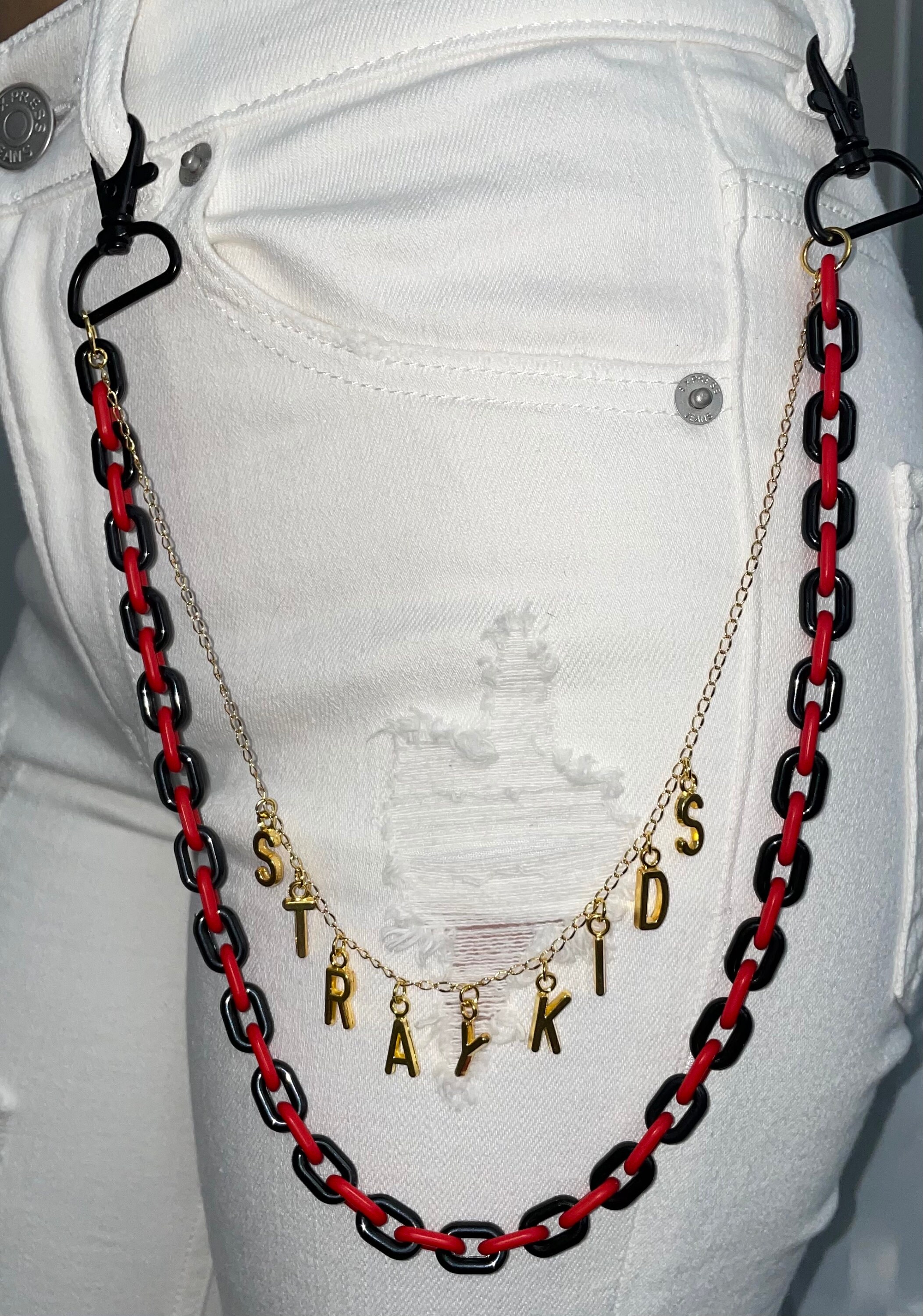 custom letter chain belt custom letter chain belt