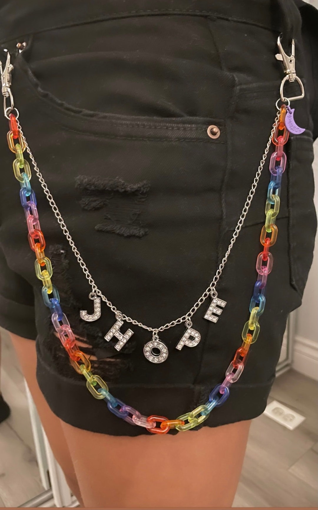 Jhope Inspired Belt Chain - Etsy