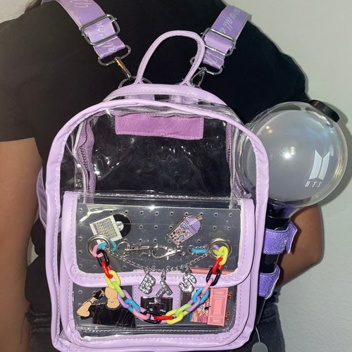 BTS Clear Bag BTS Concert Bag Stadium Approved Bag Etsy UK