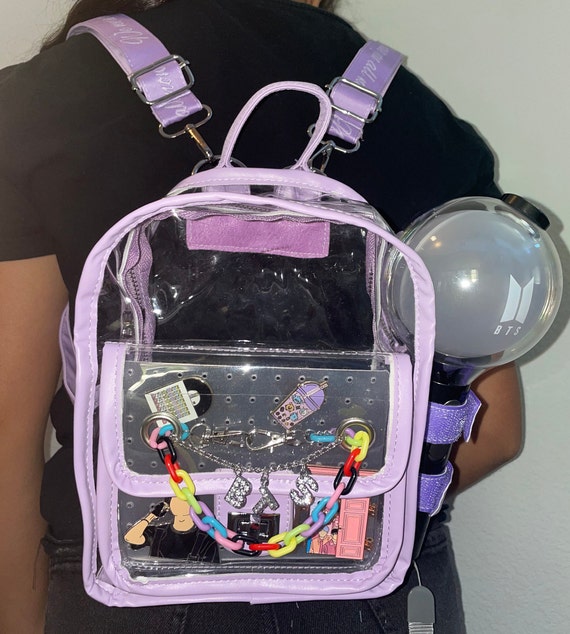 Clear bts bag best sale