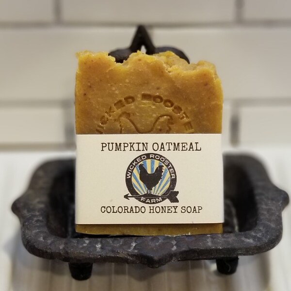 Pumpkin Oatmeal Soap | Mother's Day Gift | Premium Soap | All Natural Soap | Artisan Soap | Small Batch Soap | Herbal Soap | Colorado Gift