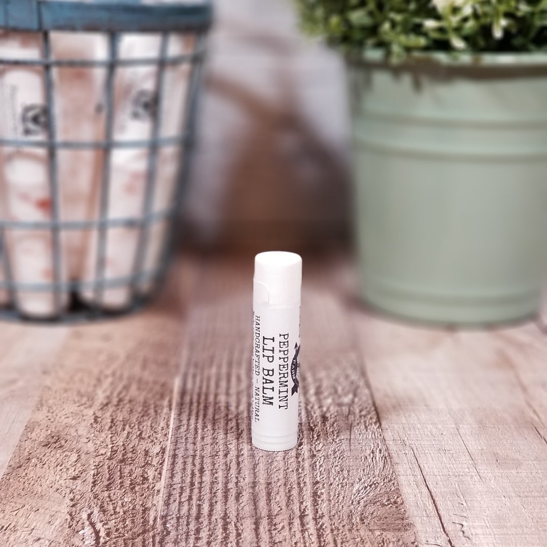 THE Best Lip Balm 1 Peppermint All Natural Valentine's Day Hand Crafted