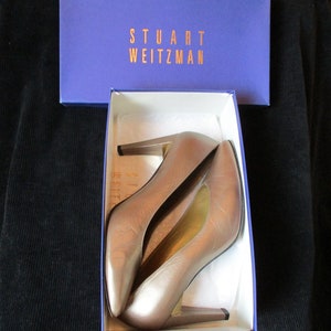 Vintage Stuart Weitzman Metallic Pumps