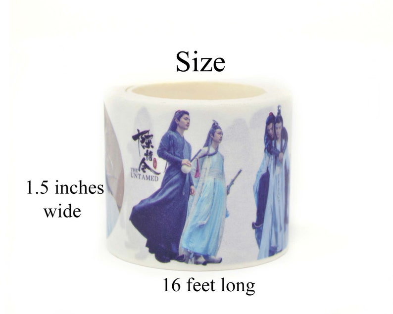 The Untamed Washi Tape Wei Wu Xian /& Lan Zhan on Mo Dao Zu Shi Chinese Historical Drama