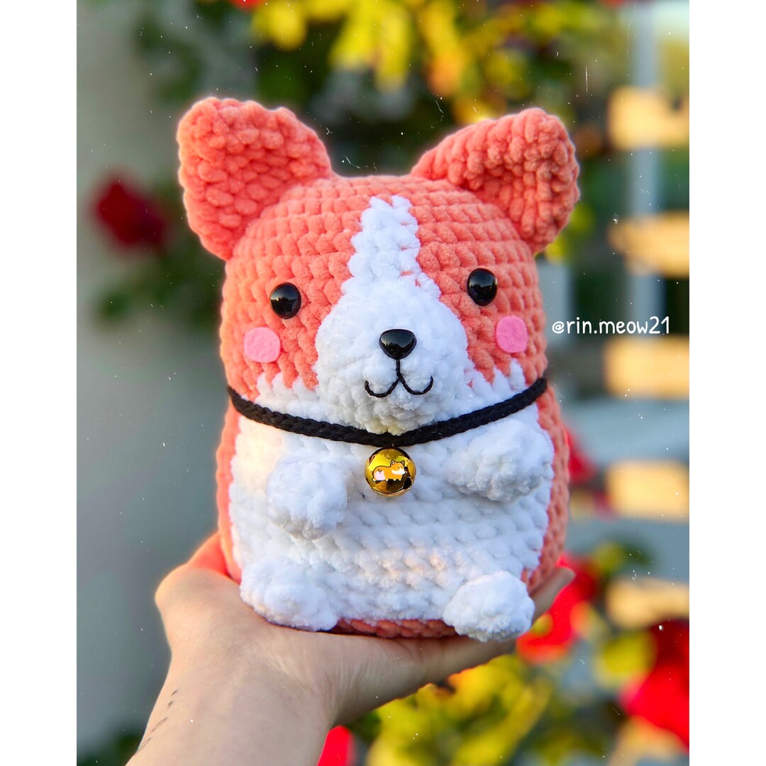 Crochet Pattern Chubby Corgi -  Portugal