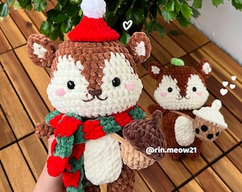 Crochet pattern - Nut the squirrel