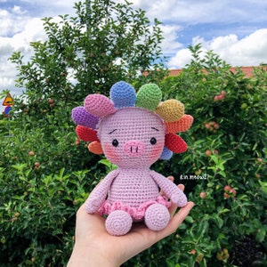 Crochet Pattern Hana our babi piggy PDF/ENG image 2