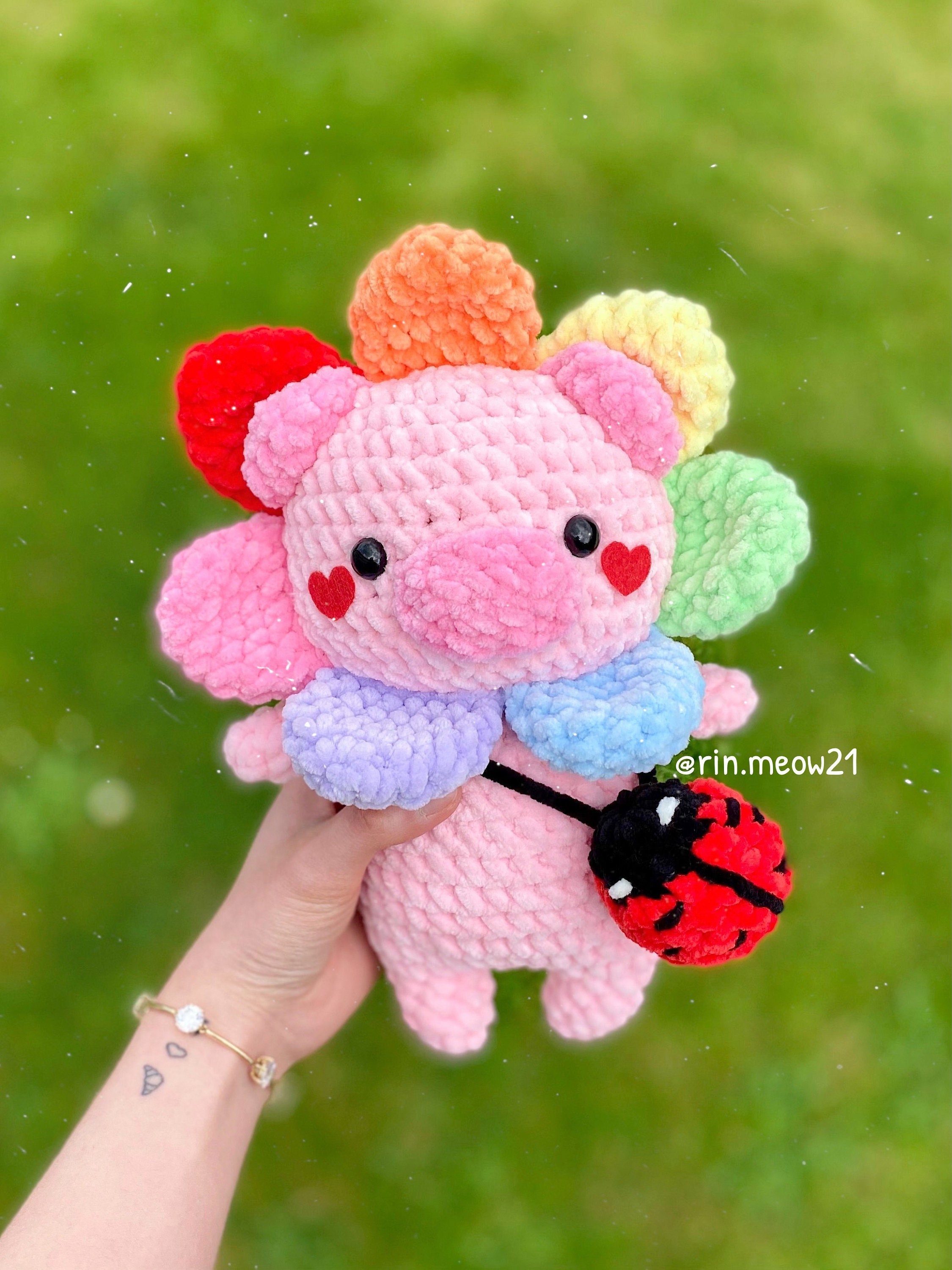 Crochet Pattern - Two Headed Plushie, bunny, bear, halloween, kawaii, cute,  handmade, soft toy