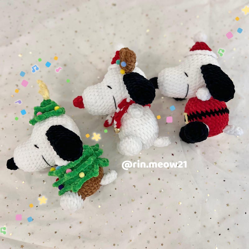 Snoopy navideño - Etsy México