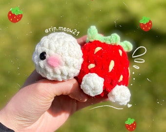 3in1 Crochet Pattern - Vitamin Fruit Turtle, cute, tiny turtle, plushie, handmade, soft toy