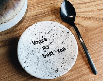 Handmade your my best tea friend tea bag holder gift present Christmas