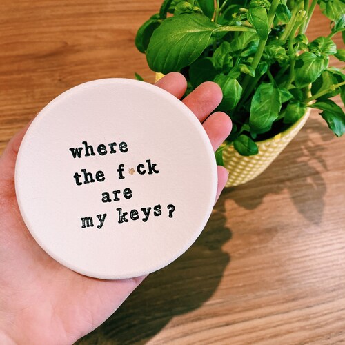Handmade Funny Rude Novelty Key Holder Gift Dish Trinket Tray Etsy UK