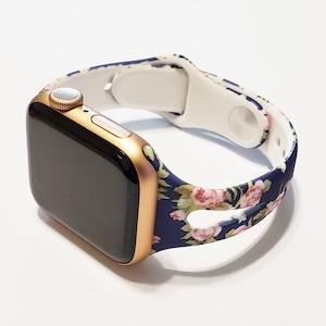 Multicolor Print Design Wristband Narrow Watch Bands for Apple Watch 11, 10, 9, 8, 7, 6, 5, 4, 3, 2, 1, and SE