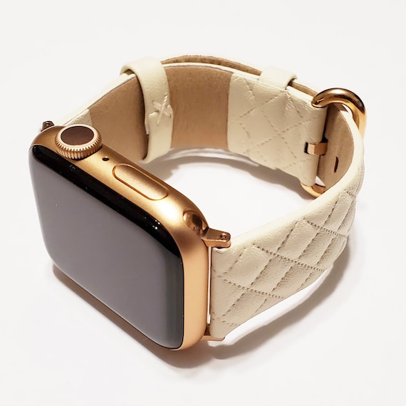 Leather Band for Apple Watch Series 9, 8, 7, 6, 5, 4, 3, 2, 1, and