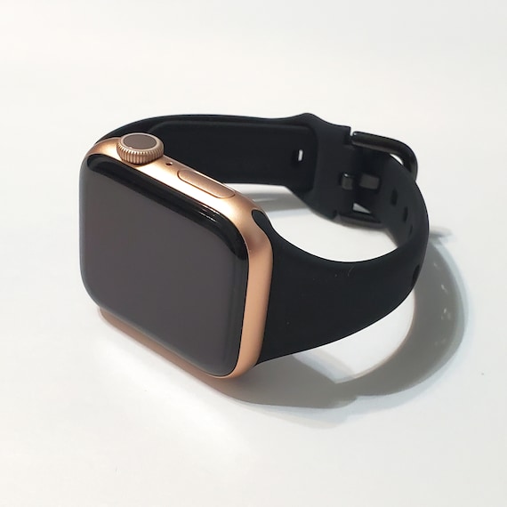 OEM Apple Black Silicone Watch Band Set - Three Straps Silicone Apple Watch Band - 3 Piece SM/ML – GadgetWraps main image 3