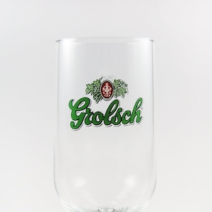 Vintage Grolsch Beer Glass - 10 oz Pilsner Flute - 6,25" - 25 cl Fill line - Netherlands