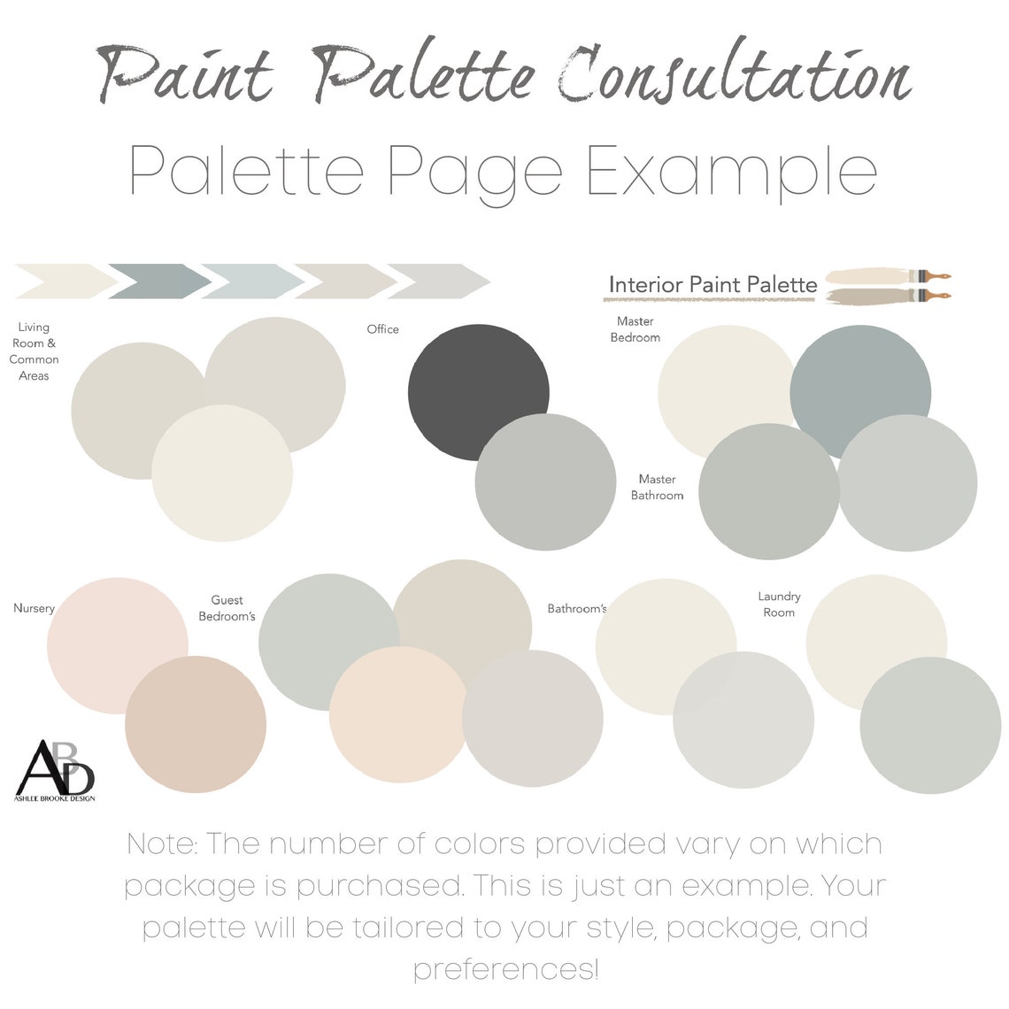 CUSTOM Whole Home Interior Paint Color Consultation - Interior Designer ...