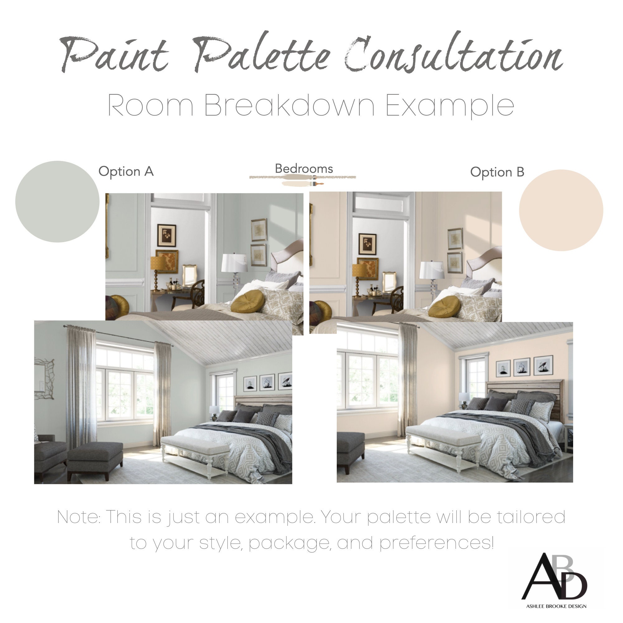 CUSTOM Whole Home Interior Paint Color Consultation Interior Designer