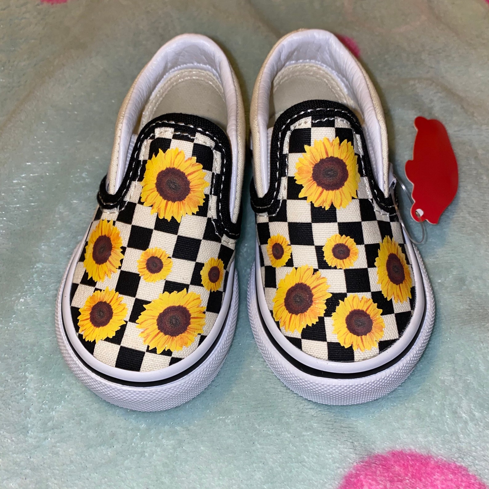 uv vans with flowers