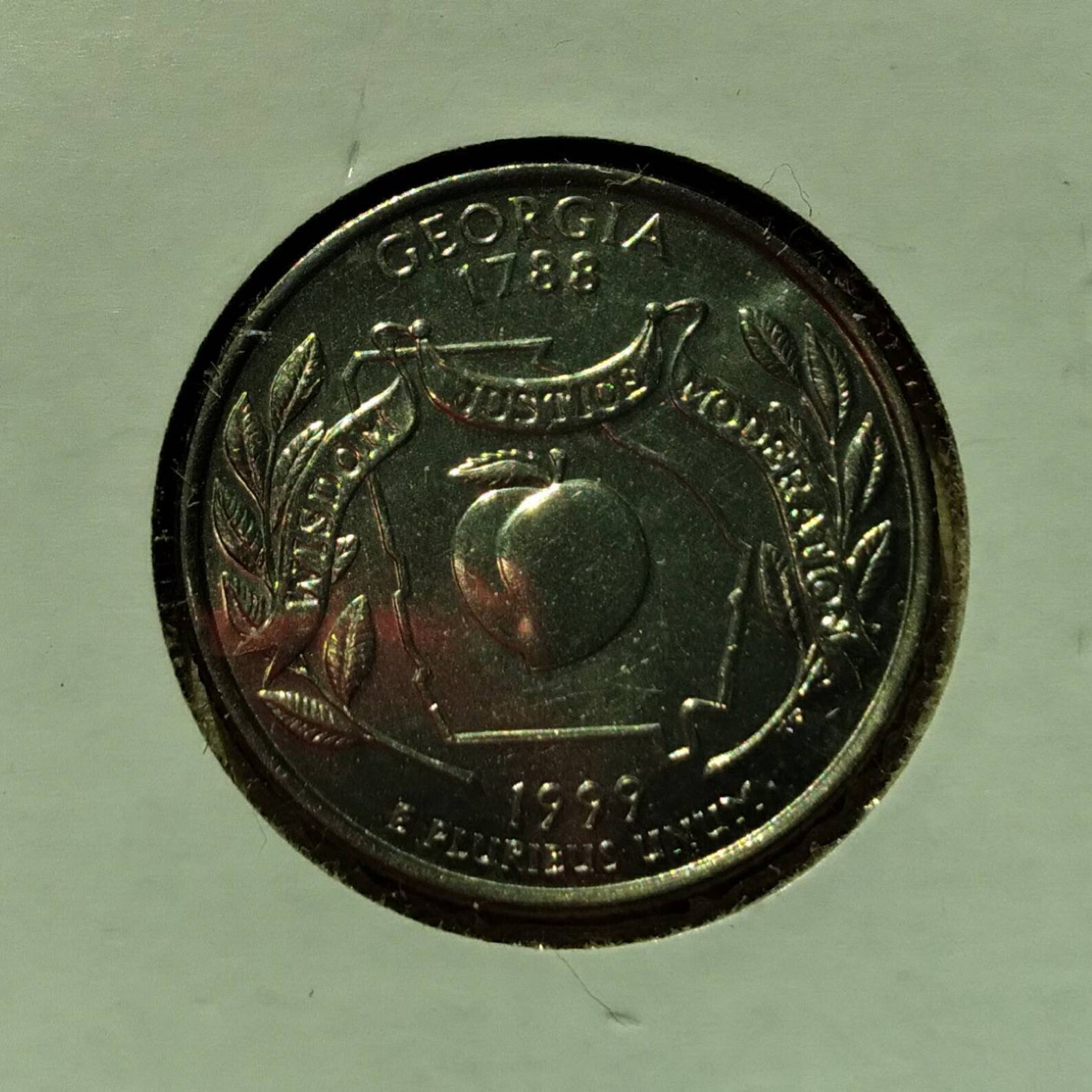 Mint State 1999D Peach Quarter Etsy