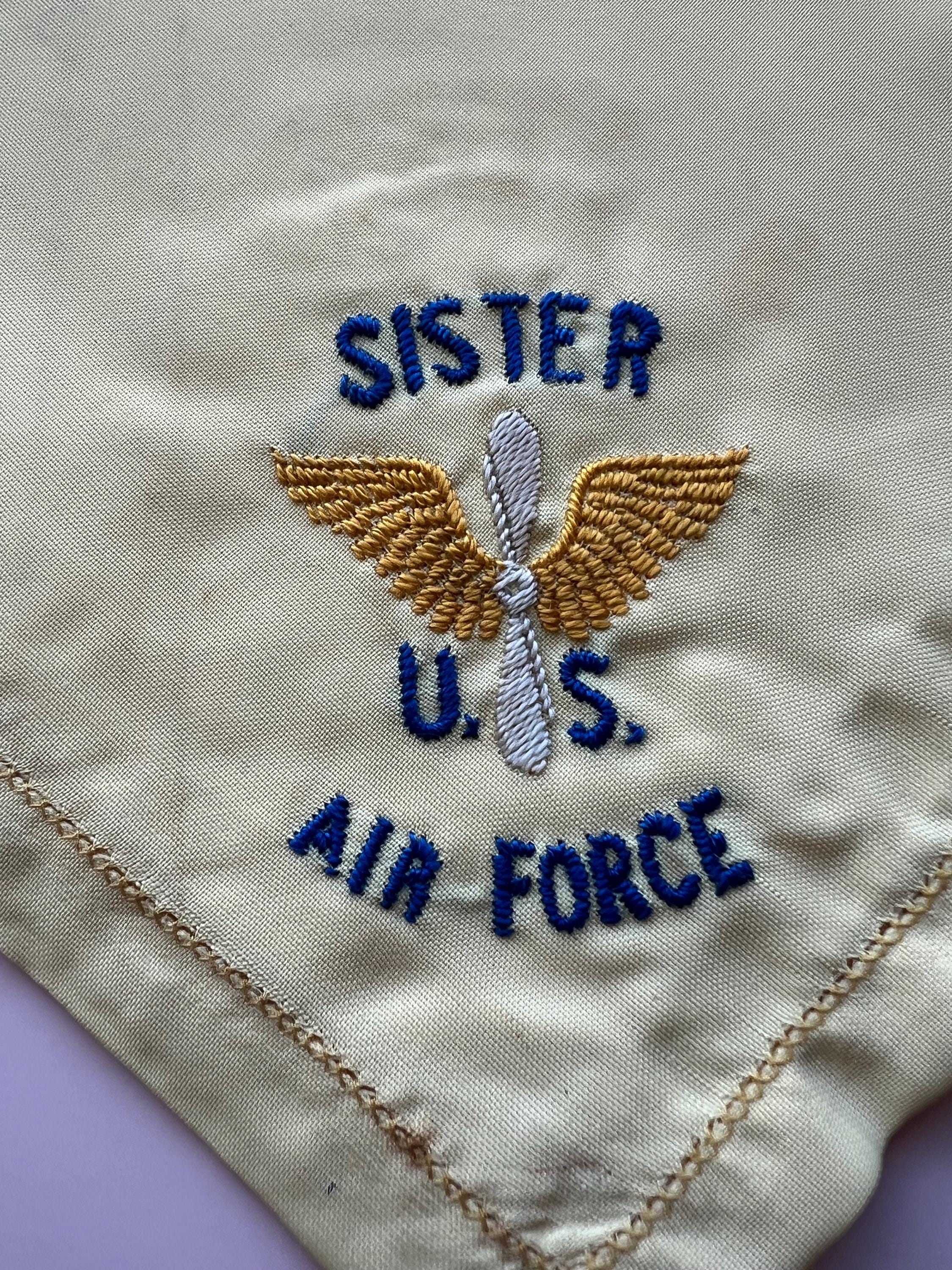 WWII United States Air Force Sister Sweetheart Embroidered