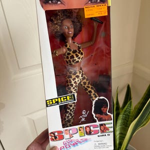 Vintage 1997 Galoob Spice Girls Mel B Scary Spice Doll NIB - Girl Power Collectible - Original Toys R Us Sticker NRFB