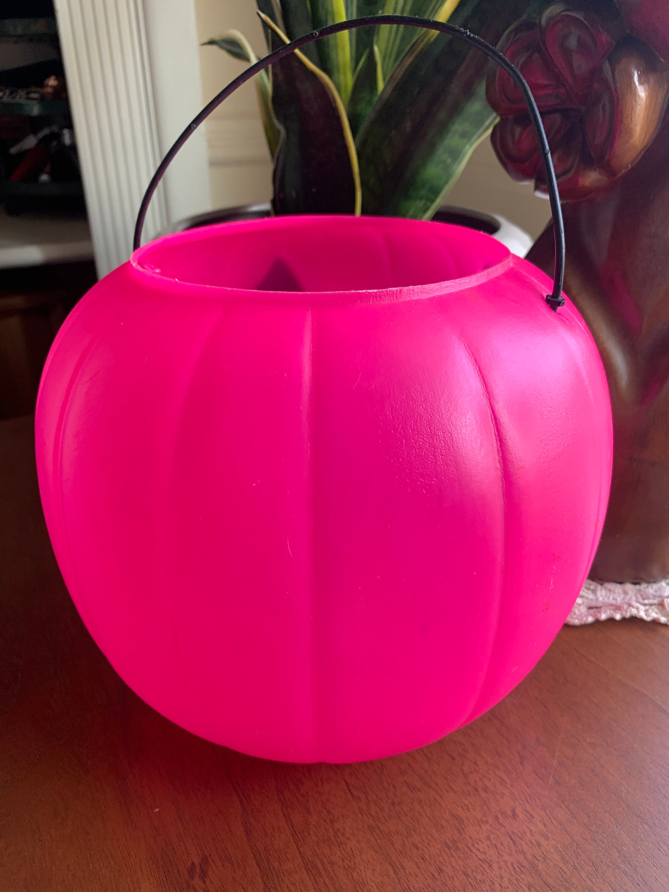 General Foam Pink Pumpkin Pail Etsy