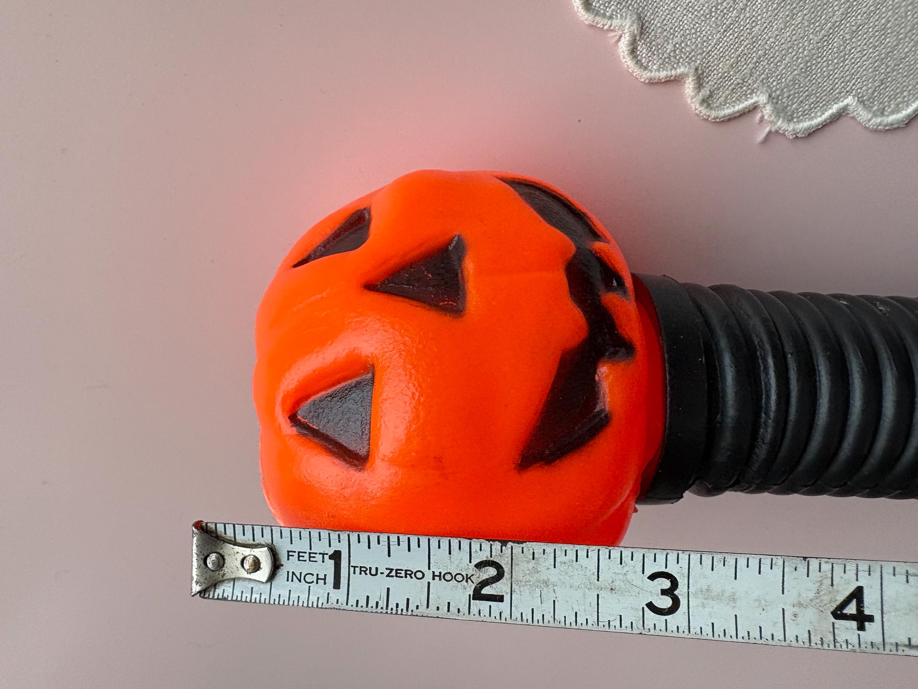 Vintage 70s/80s Blinky Pumpkin Jack O'lantern Flashlight | Retro