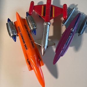 Vintage 1960s SpaceX Triang Spaceship Space Probe Interplanetary Space Command Ships Hong Kong