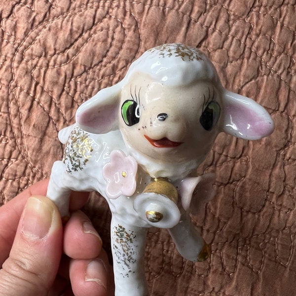 Vintage Ceramic Easter Lamb Sheep