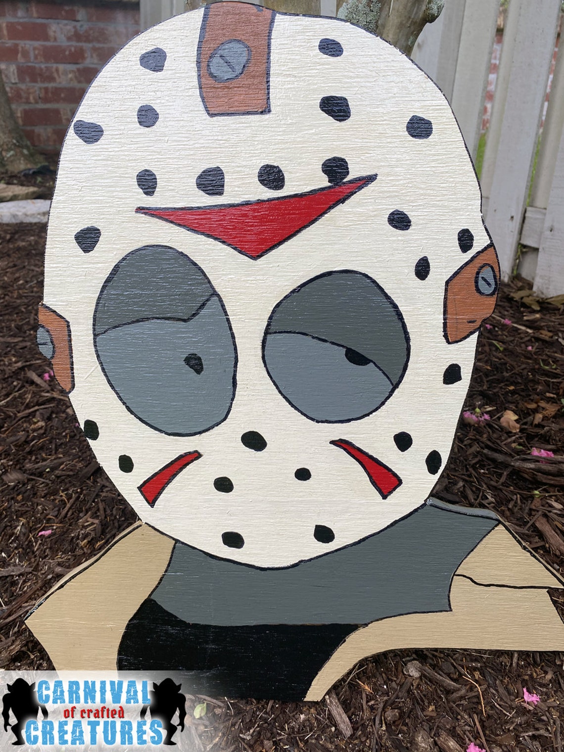 Jason Voorhees 2 Friday The 13th Unique Wood Cutout Art | Etsy