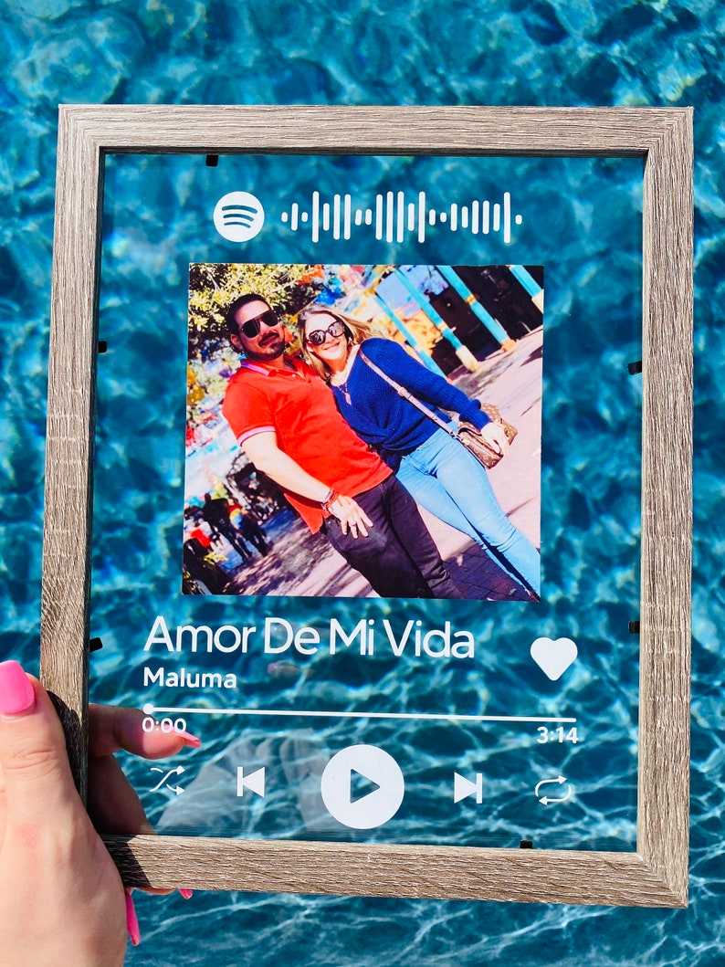 Spotify Song Plaque Song Code File Glass Tile Song DF7